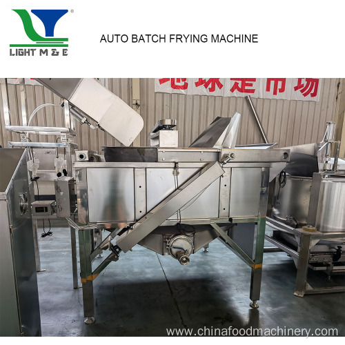 Industrial Garlic Frying Machine Batch Fryer Garlic Machine